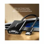 Ugreen CM611 HDMI to VGA Adapter 1080p with Audio and Power 0.15m - Image 2