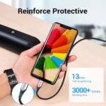 Vention USB 2.0 A to USB-C 3A Charging Cable 2M Black COKBH - Image 2