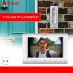 CP Plus CP-PVK-70MTH 7-inch TFT LCD Video Door Phone Kit CP-PVK-70MTH