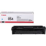 Canon 054 Cyan Toner Cartridge, 1200 Page Yield 3023C002AA