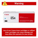 Canon 054 Cyan Toner Cartridge, 1200 Page Yield 3023C002AA