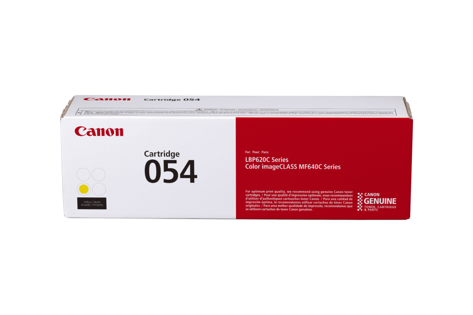 Canon 054 Yellow Toner Cartridge 1,200 Page Yield Canon 054 Yellow Toner Cartridge 1,200 Page Yield 3021C002AA