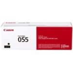 Canon 055 Black Toner Cartridge, 2,300 Page Yield (3016C003AA) 3016C003AA