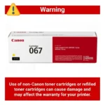 Canon 067 Yellow Toner Cartridge 1250 Page Yield 5099C002AA