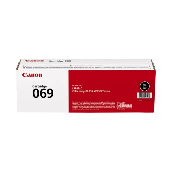 Canon 069 Black Toner Cartridge 2,100 Page Yield 5094C002AA 5094C002AA