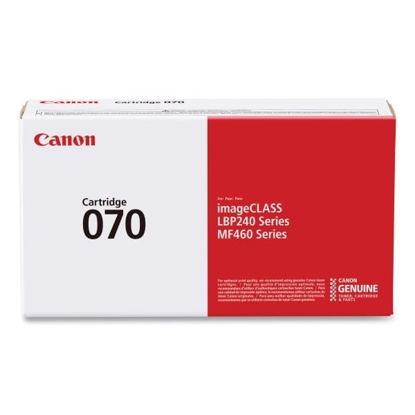 Canon 070 Black Toner Cartridge 3,000 Page Yield 5639C002AA
