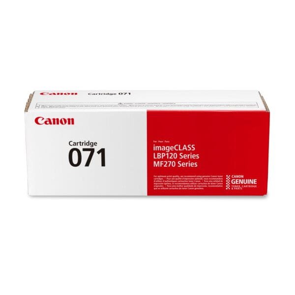 Canon 071 Black Toner Cartridge 1200 Page Yield 5645C002AA