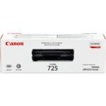 Canon 725 Black Toner Cartridge, 1,600 Page Yield, 3484B002AA 3484B002AA