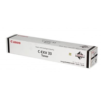 Canon C-EXV 33 Black Toner Cartridge 14,600 Page Yield 2785B002AA
