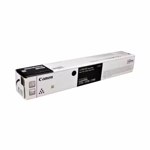 Canon C-EXV63 Black Toner Cartridge 30,000 Page Yield 5142C002AA