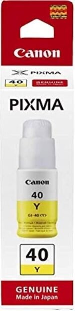 Canon GI-40 Yellow Ink Bottle 70ml High-Yield 7700 Pages 3402C001AA