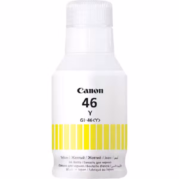 Canon GI-46 Yellow Ink Bottle 135ml Pigment 14000 Page Yield