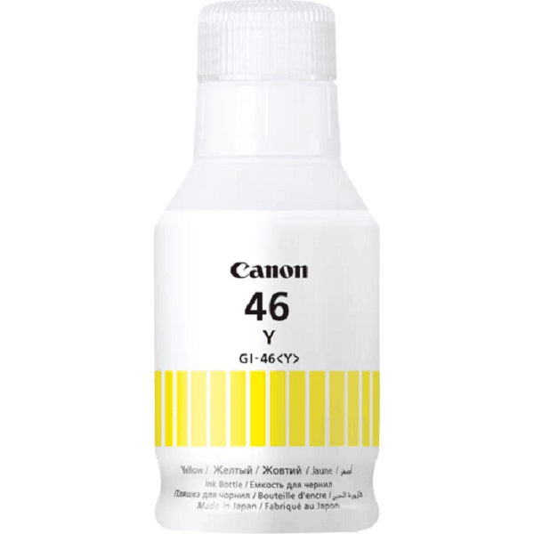 Canon GI-46 Yellow Ink Bottle 135ml Pigment 14000 Page Yield