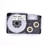 Casio PT-9WE Black on white cartridge PT-9WE