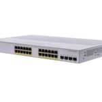 Cisco CBS350-24P-4G 24-Port Gigabit PoE+ Managed Switch 4x 1G SFP Cbs350-24p-4g-Uk