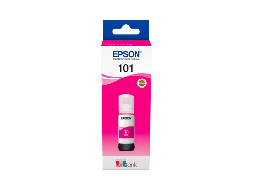 Epson 101 Magenta EcoTank Ink Bottle 70ml C13T03V34A C13T03V34A