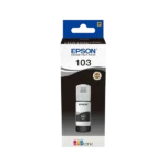 Epson 103 EcoTank Black Ink Bottle, 65ml, 4,500 Page Yield C13T00S14A