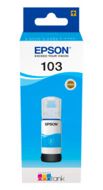 Epson 103 EcoTank Cyan Ink Bottle 65ml C13T00S24A