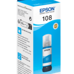Epson 108 Cyan EcoTank Ink Bottle 70ml C13T09C24A C13T09C24A