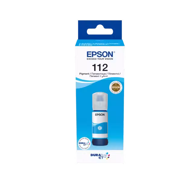Epson 112 Cyan Ink Pigment Bottle 70ml (C13T06C24A) C13T06C24A