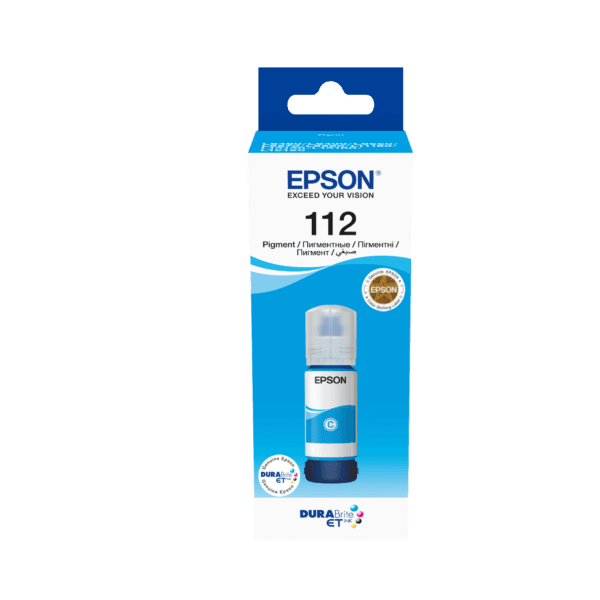 Epson 112 Cyan Ink Pigment Bottle 70ml (C13T06C24A) C13T06C24A