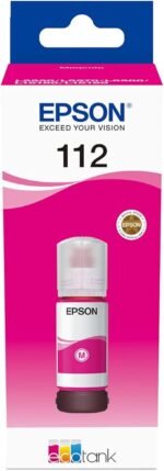 Epson 112 EcoTank Pigment Magenta Ink Bottle 70ml C13T06C34A
