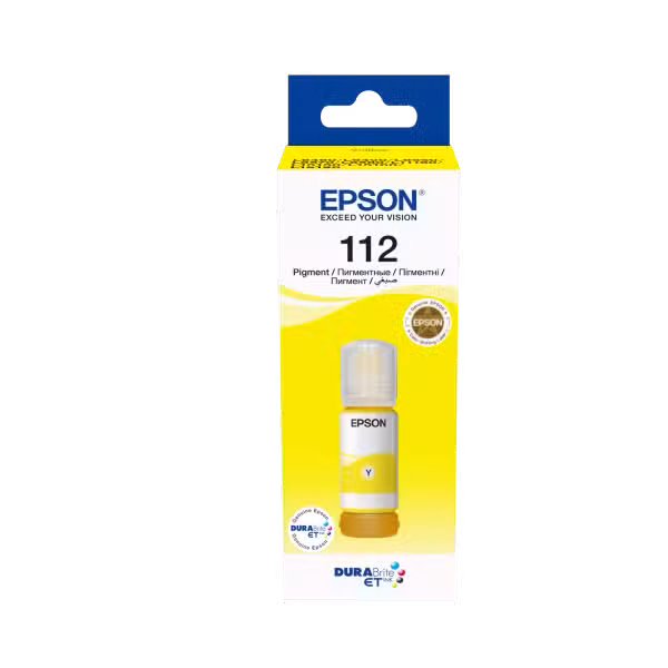 Epson 112 Yellow Pigment Ink Bottle 70ml (C13T06C44A) C13T06C44A