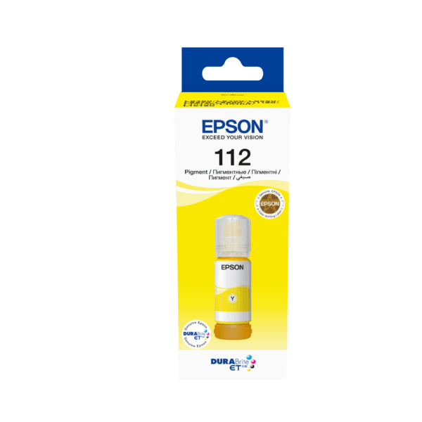 Epson 112 Yellow Pigment Ink Bottle 70ml (C13T06C44A) C13T06C44A