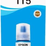 Epson 115 Cyan EcoTank Ink Bottle 70ml (C13T07D24A) C13T07D24A