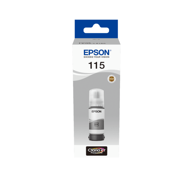 Epson 115 Grey 70ml EcoTank Ink Bottle C13T07D54A