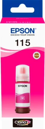 Epson 115 Magenta EcoTank Ink Bottle 70ml (C13T07D34A) C13T07D34A