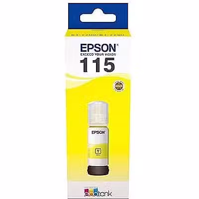 Epson 115 Yellow EcoTank Ink Bottle 70ml (C13T07D44A) C13T07D44A