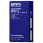 Epson ERC-32B Black Ribbon Cartridge C43S015371 for TM-U675/H6000 C43S015371