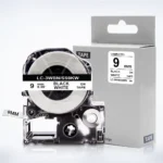 Epson SS-9KW 9mm x 8m Black on White Label Tape SS-9KW