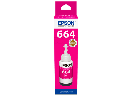 Epson T6643 Magenta Ink Bottle 70ml C13T66434A