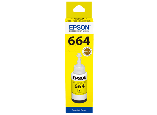 Epson T6644 Yellow Ink Bottle 70ml C13T66444A C13T66444A