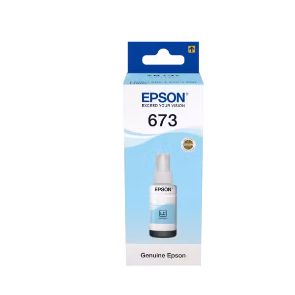 Epson T6735 EcoTank Light Cyan Ink Bottle 70ml C13T67354A