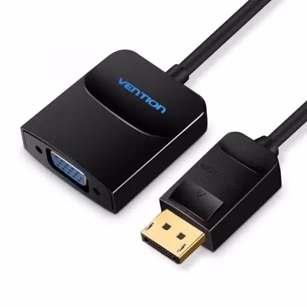 Vention DP VGA Converter 1080p 0.15m Black