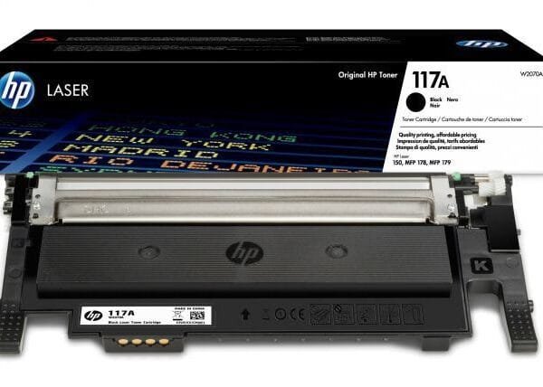 HP 117A Black Original LaserJet Toner Cartridge (W2070A) 1,000 Page Yield W2070A