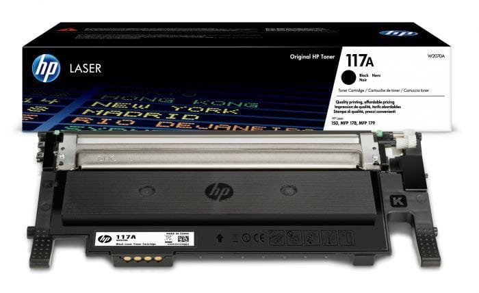 HP 117A Black Original LaserJet Toner Cartridge (W2070A) 1,000 Page Yield HP 117A Black Original LaserJet Toner Cartridge (W2070A) 1,000 Page Yield W2070A