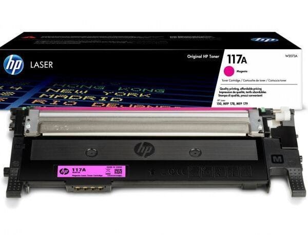 HP 117A Magenta Original LaserJet Toner Cartridge (W2073A) - 700 Page Yield W2073A