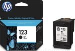 HP 123 Black Original Ink Cartridge (F6V17AE) 120 Page Yield F6V17AE