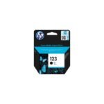 HP 123 Black Original Ink Cartridge (F6V17AE) 120 Page Yield F6V17AE