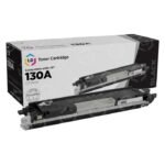 HP 130A Black LaserJet Toner Cartridge (CF350A) 1,300 Page Yield CF350A