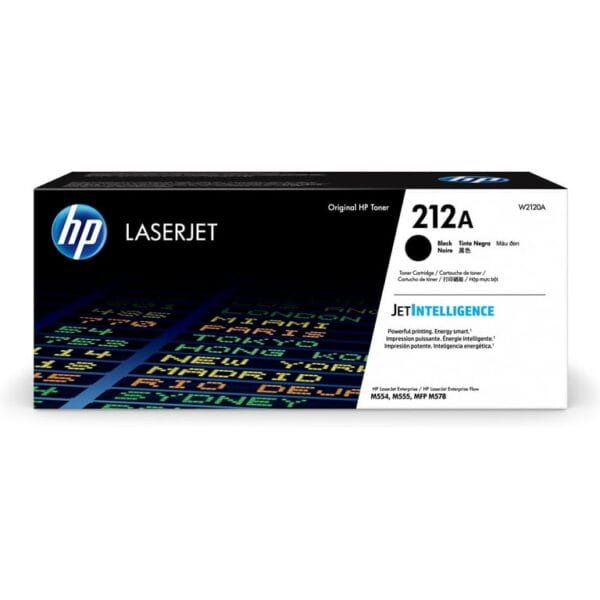 HP 212A Black Toner Cartridge (W2120A) 5,500 Page Yield W2120A