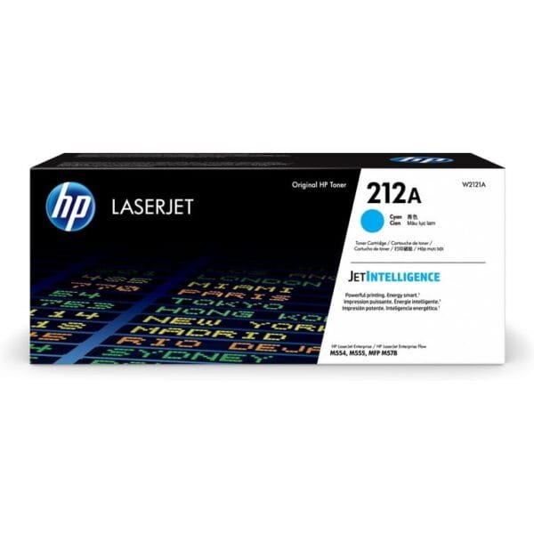 HP 212A Cyan LaserJet Toner Cartridge (W2121A) 4,500 Page Yield W2121A