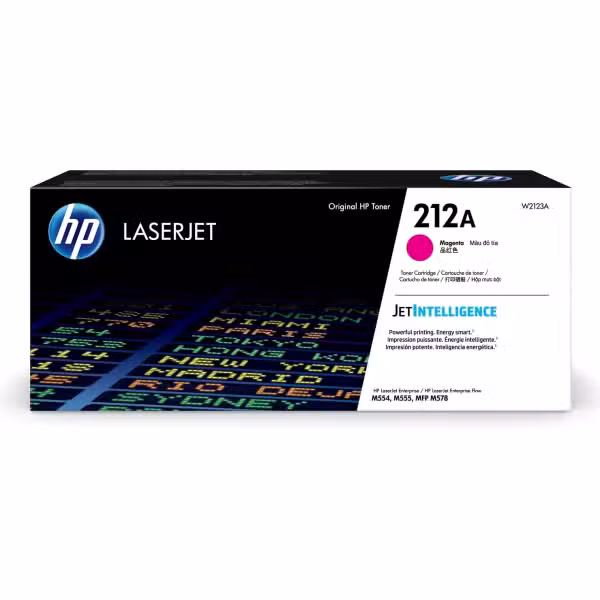 HP 212A Magenta Original LaserJet Toner Cartridge (W2123A) 4,500 Page Yield W2123A