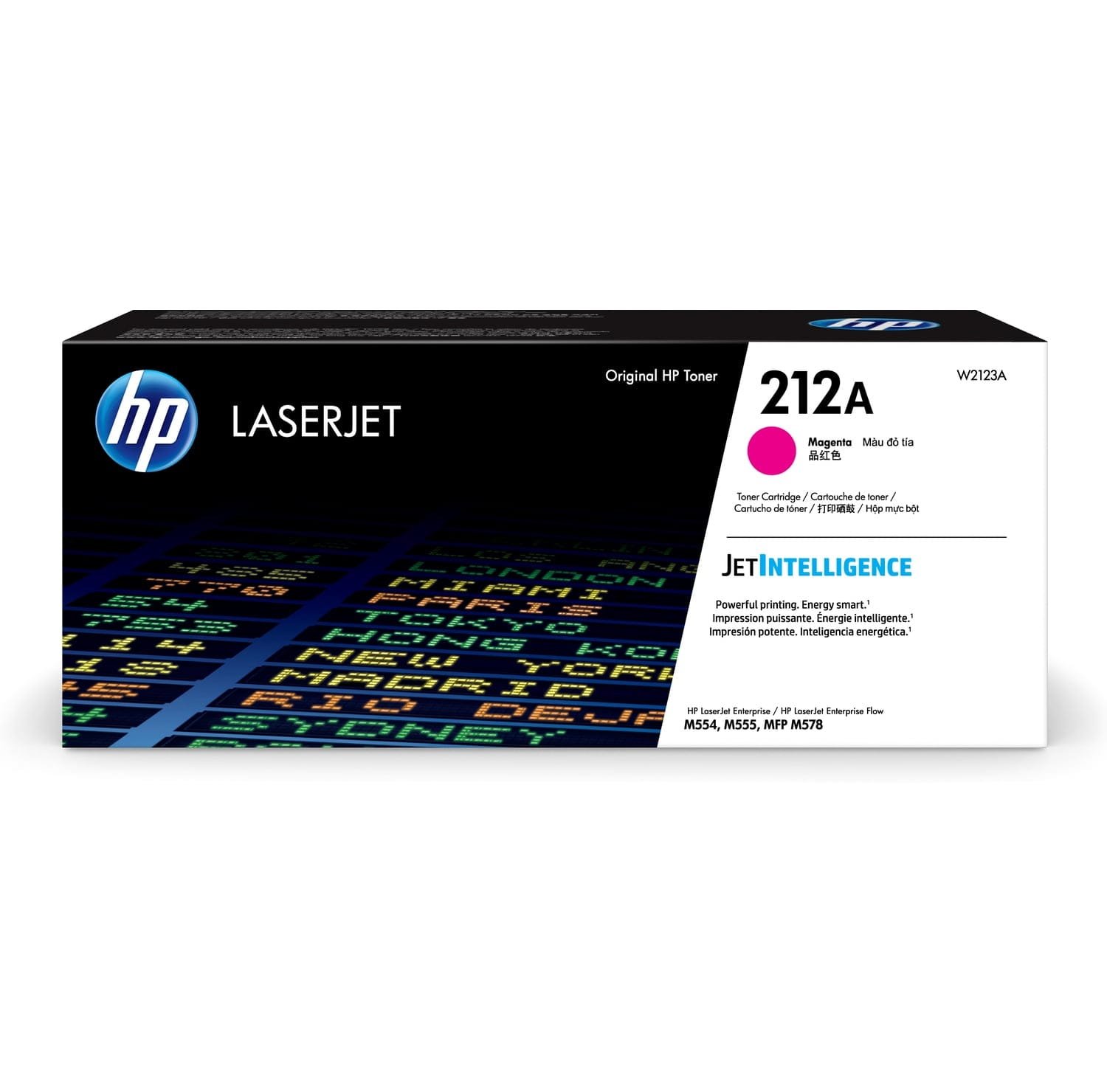 HP 212A Magenta Original LaserJet Toner Cartridge (W2123A) 4,500 Page Yield HP 212A Magenta Original LaserJet Toner Cartridge (W2123A) 4,500 Page Yield W2123A