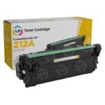 HP 212A Yellow Original LaserJet Toner Cartridge (W2122A), 4,500 Page Yield W2122A