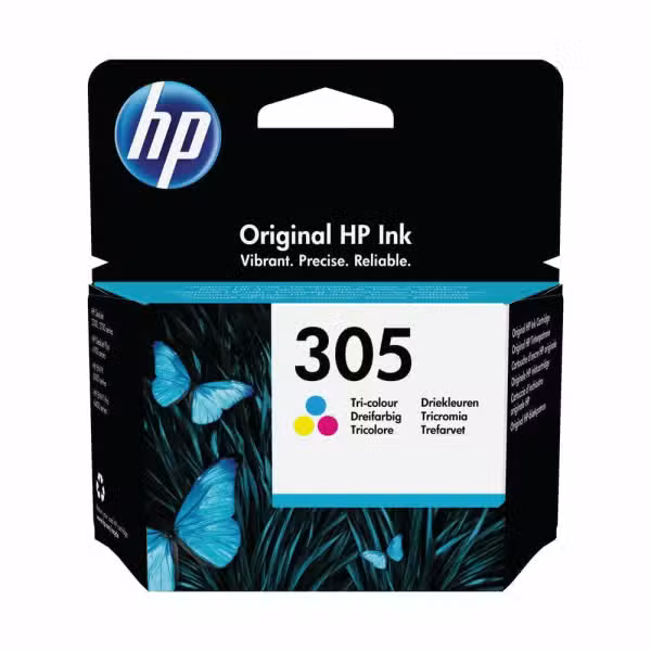 HP 305 Tri-color Ink Cartridge 100 Page Yield 3YM60AE 3YM60AE